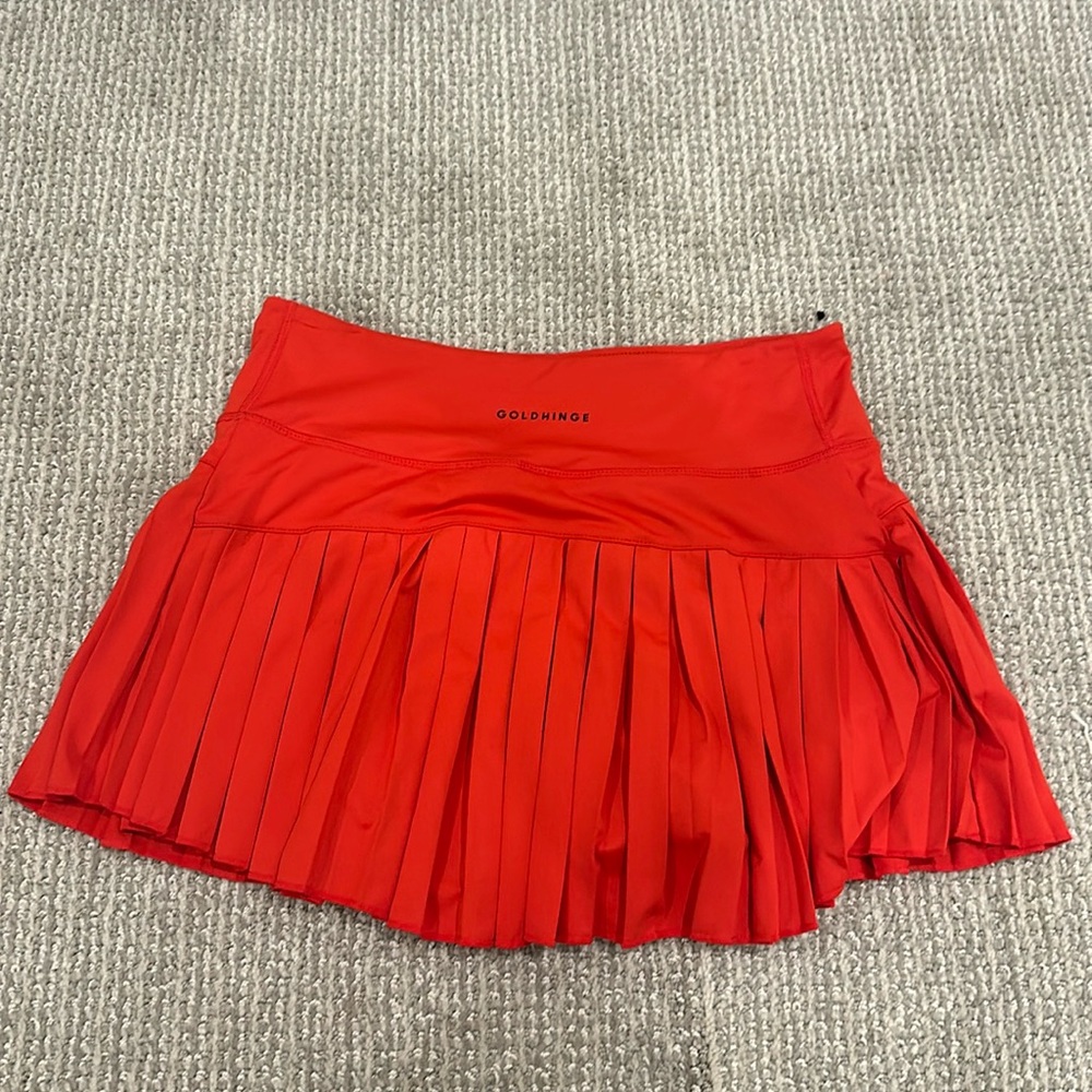 gold hinge skirt